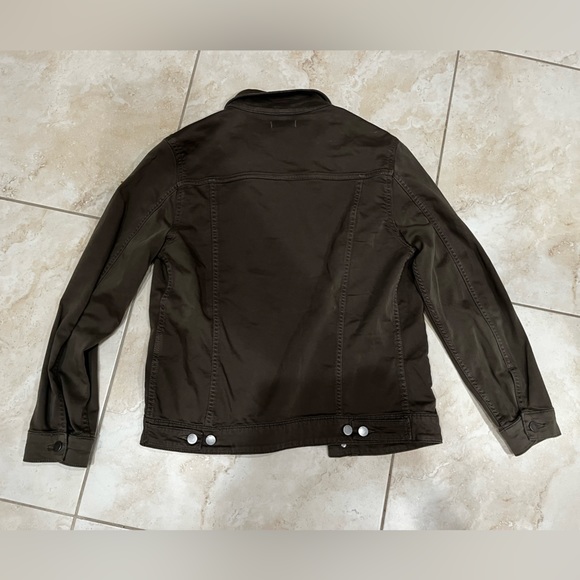 DL1961 Vaughn Army Green Denim Jacket - Picture 3 of 5